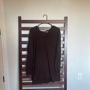 Zenana long sleeve thermal v-neck